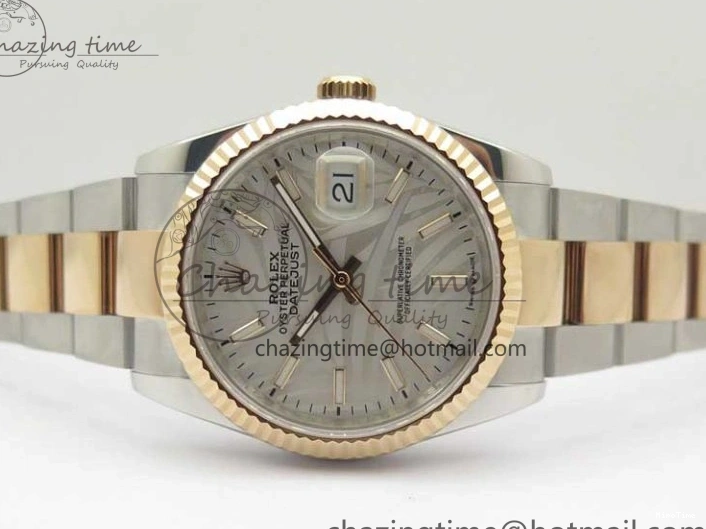 MiroTime 0324 Thermal DateJust 36 SS RG 126231 BP Maker 1:1 Best Edition Silver Gray Dial on Oyster Bracelet 2509